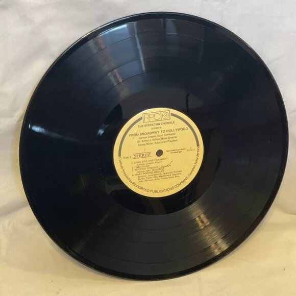 The Stockton Chorale From Broadway To Hollywood (Vinyl) RPC Z 553621 VG LP - Picture 4 of 7